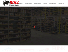 Tablet Screenshot of bullpowertrain.com